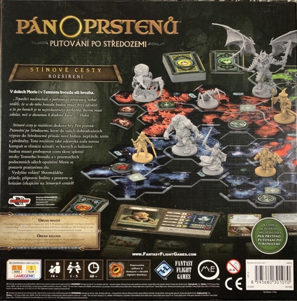 Pán Prstenů - putování po Středozemi - Stínové cesty