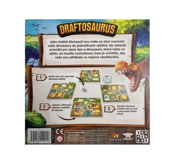 Draftosaurus s rošíreniami Pterodaktyly a Plesiosaury