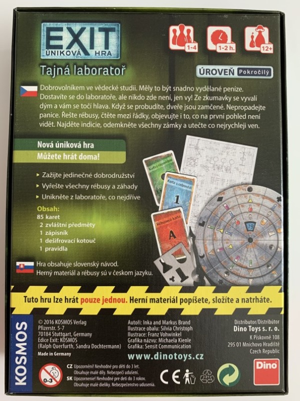 Exit: Tajná laboratoř
