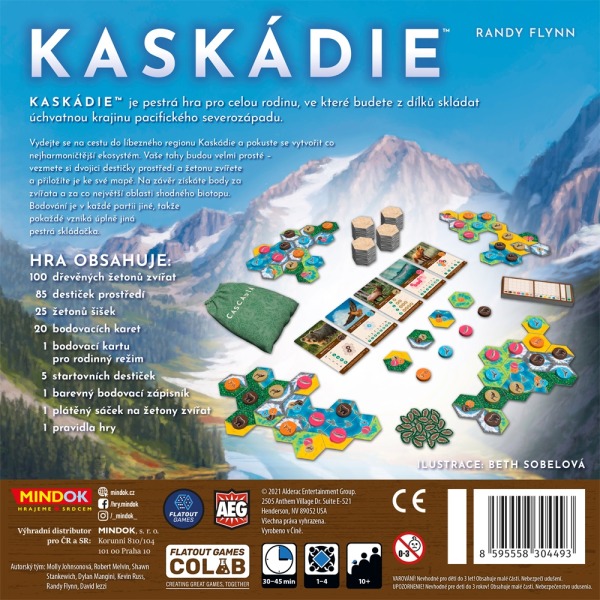 Kaskádie s rozšírením Krajiny Kaskádie