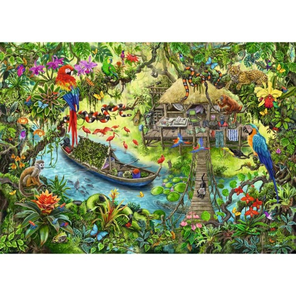 Puzzle Exit Kids - Expedícia do džungle (368ks)