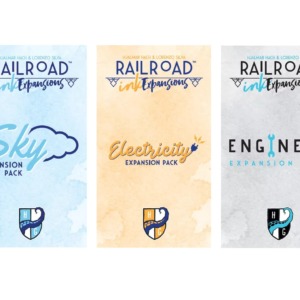 Railroad Ink: rozšírenia Obloha, Elektrina, Výstavba