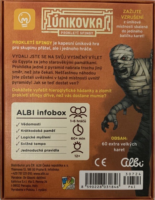 Únikovka - Prokletí Sfingy