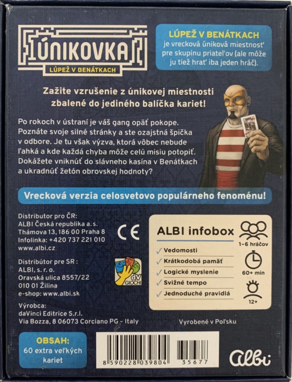 Únikovka - Lúpež v Benátkach
