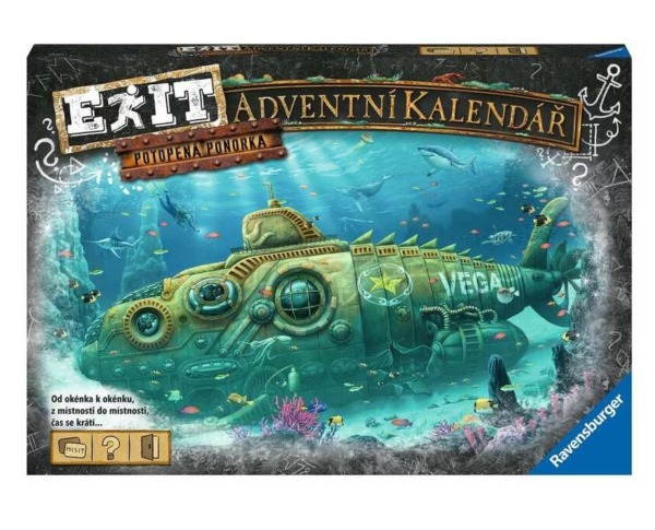 EXIT: Adventní kalendář Potopená ponorka