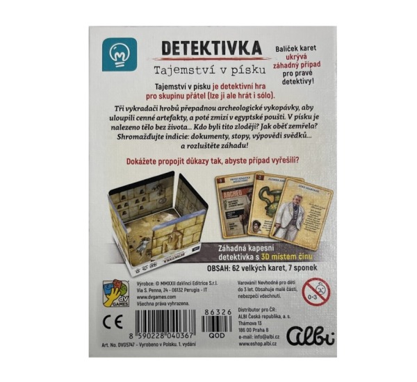 Detektivka - Tajemství v písku