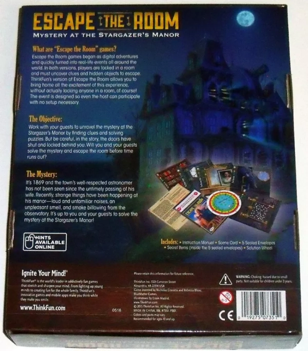 Escape the Room: Mystery at the Stargazer´s Manor