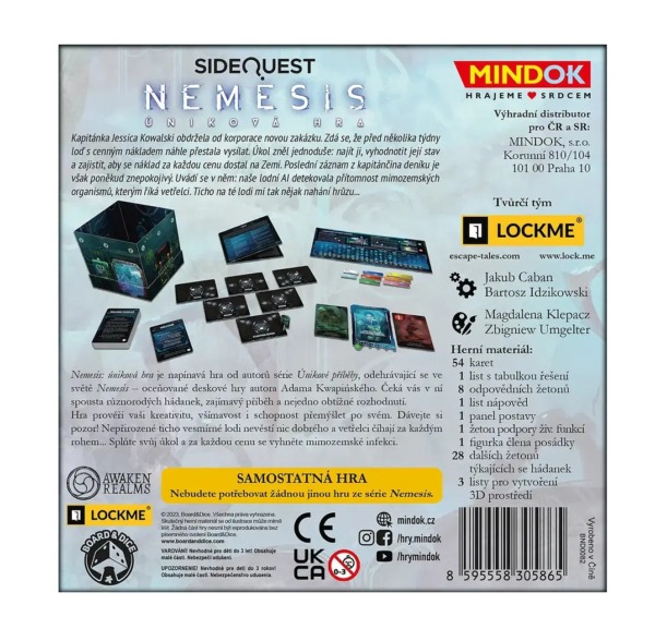 Úniková hra - SideQuest: Nemesis